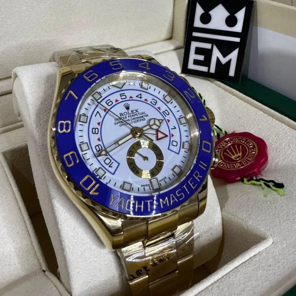 RX Yacht-Master II – Gold Blue Dial / Blue Bezel