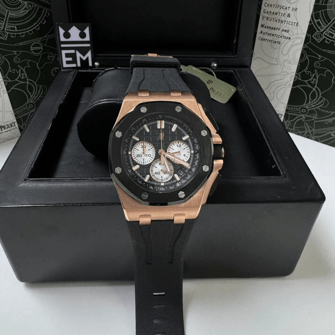AP Royal Oak Offshore Chronograph Rose Gold/Black – 44 mm