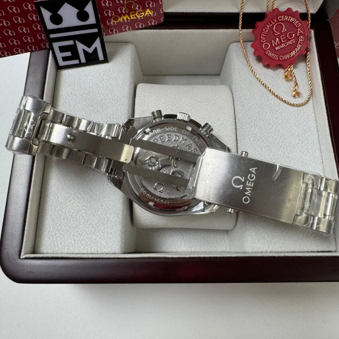 Speedmaster Moonwatch Black – Stainless Steel Bracelet | Chronograph